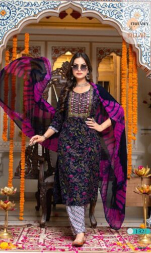 Kurti with bottom and dupatta - Image 6