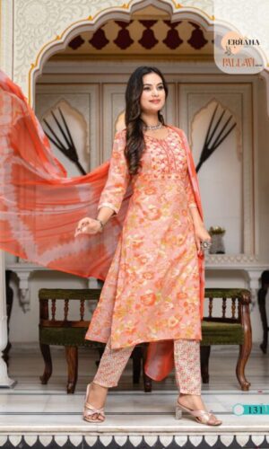 Kurti with bottom and dupatta - Image 4