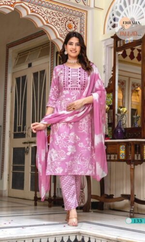 Kurti with bottom and dupatta - Image 3