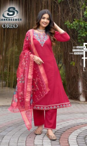 Kurti with bottom and duppatta - Image 9
