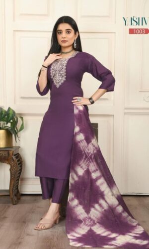 Kurti with bottom and duppatta - Image 4