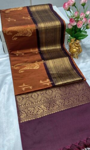 Pure soft silk saree - Image 1