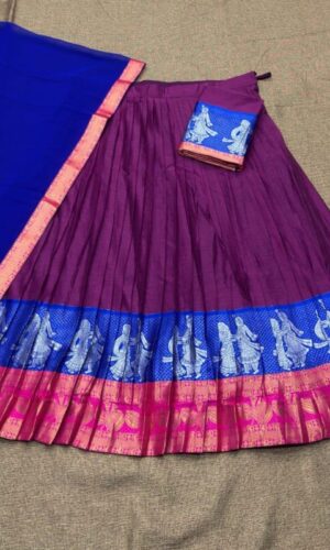 Semi stitch half saree - Image 3